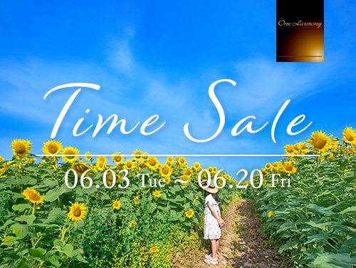 夏のタイムセール開催中