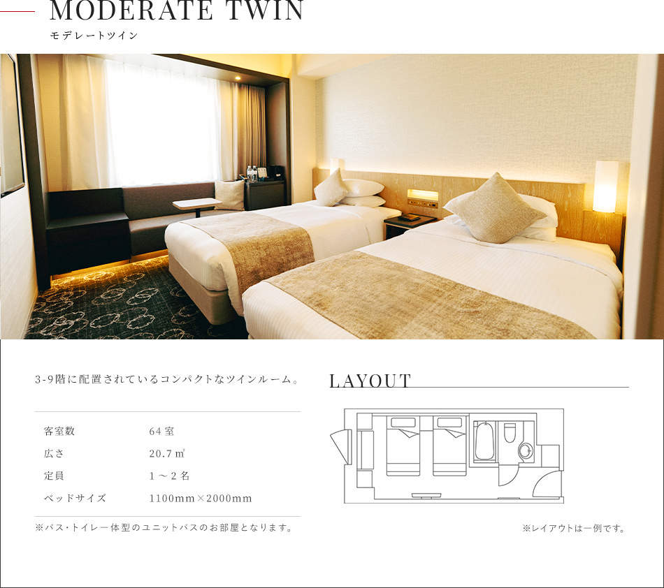 モデレートツイン